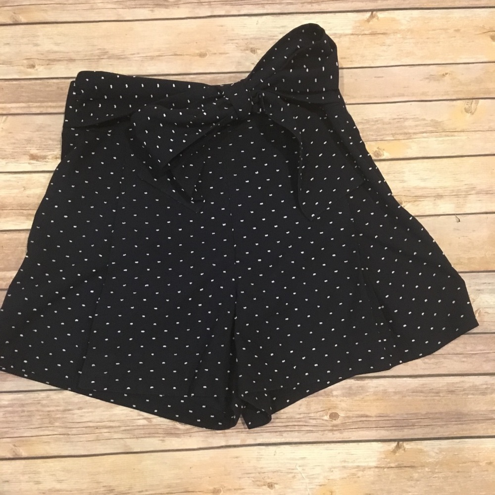 🎈J. Crew Tie Waist Poplin Shorts Navy, Size 4